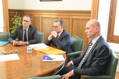 Hoy en la sede del Ministerio 