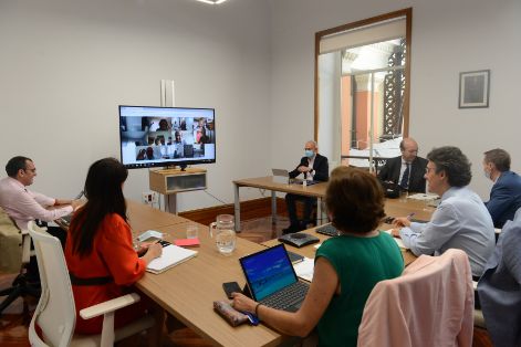 EN UNA REUNIÓN MANTENIDA HOY POR VIDEOCONFERENCIA