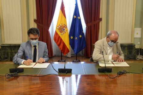 MEDIANTE SENDOS CONVENIOS SUSCRITOS CON LA RED ESPAÑOLA DE DESARROLLO RURAL Y LA RED ESTATAL DE DESARROLLO RURAL