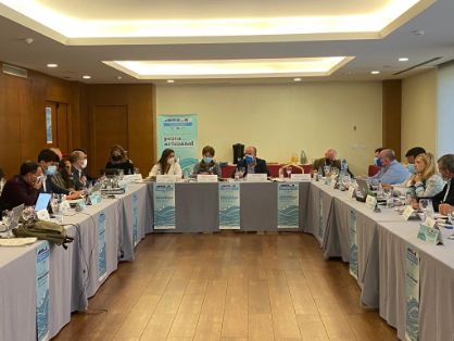 Hoy, en la reunión de la Inter-federativa de cofradías del Cantábrico Noroeste