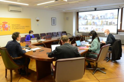 Hoy, en una reunión por videoconferencia   