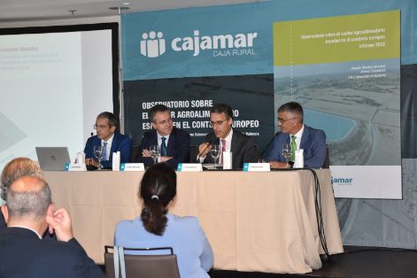 Hoy, en la presentación del Observatorio Agroalimentario 2022 elaborado por Cajamar