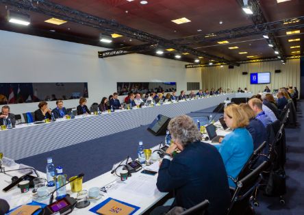 Hoy, en la inauguración de la 4ª Reunión de directores de los Planes Estratégicos de la PAC