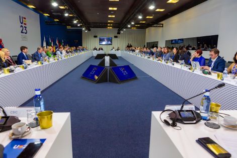 Hoy, en la inauguración de la 4ª Reunión de directores de los Planes Estratégicos de la PAC