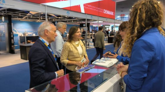 Hoy, durante su visita a Seefood Expo Global, en Barcelona