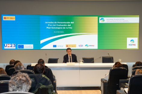 Hoy, en la clausura de las jornadas sobre el Plan de Evaluación del Plan Estratégico de la PAC