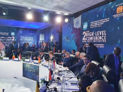 HOY, EN LA CONFERENCIA DE ALTO NIVEL DE LA INICIATIVA CINTURÓN AZUL, EN AGADIR (MARRUECOS)  