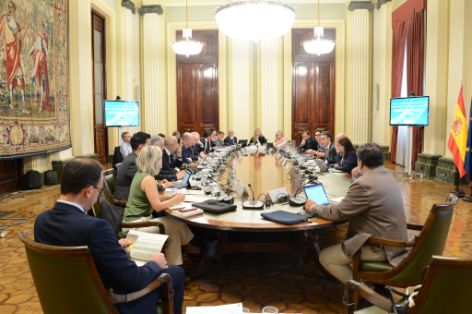 Hoy, en la sede del ministerio