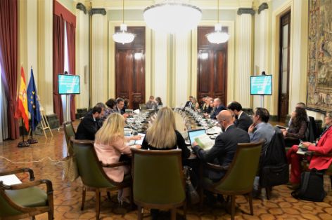 Hoy, en la sede del ministerio