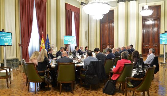 Hoy, en la sede del ministerio