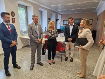 Hoy, en la sede de la Secretaría General de Pesca