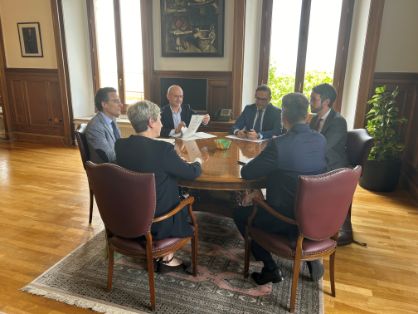 Hoy, en la sede del ministerio