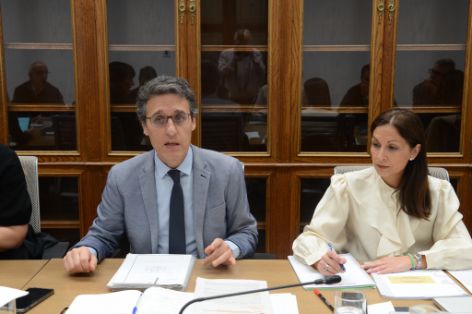 Hoy, en la sede del ministerio