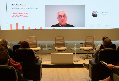 Esta mañana, en la sede del ministerio