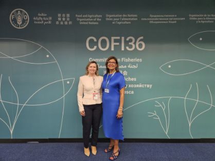 Hoy, en la inauguración del Comité de Pesca de la FAO en Roma