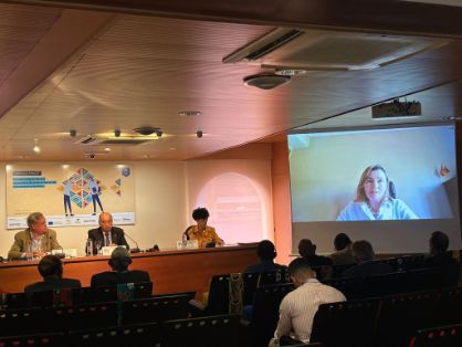 Hoy, en la inauguración de la jornada anual de ANACEF