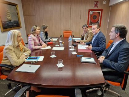 Hoy, en la sede de la Secretaría General de Pesca