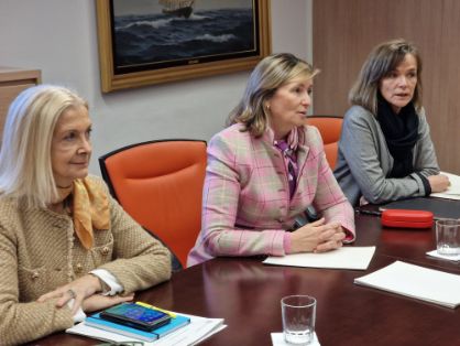 Hoy, en la sede de la Secretaría General de Pesca