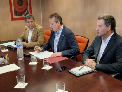 Hoy, en la sede de la Secretaría General de Pesca