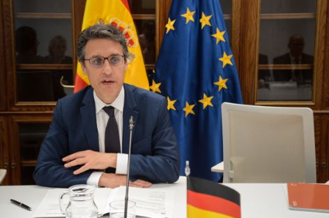 Hoy, en la sede del ministerio 