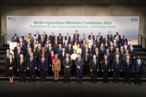 Hoy, en Berlín, en el Foro Mundial para la Alimentación y la Agricultura  