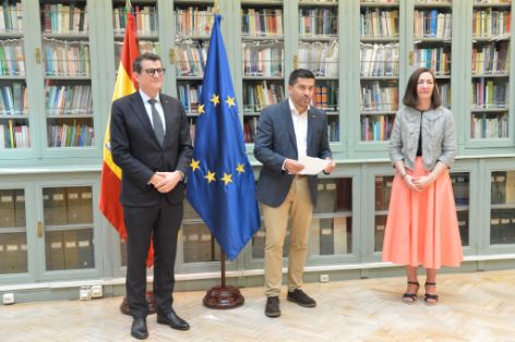 Hoy, en la sede del ministerio 
