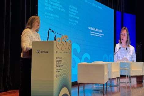 En el Foro Galicia de Sostenibilidad Global de Productos del Mar, en Vigo