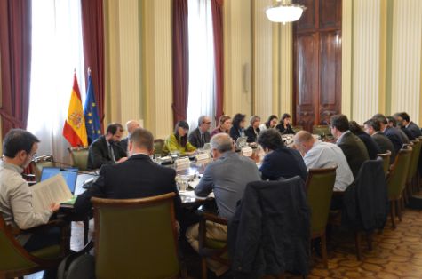 Hoy, en la sede del ministerio    