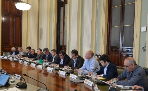 Hoy, en la sede del ministerio    