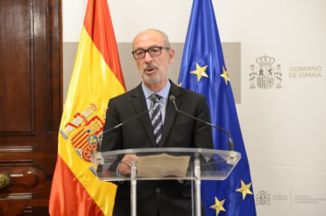 Hoy, en la sede del Ministerio