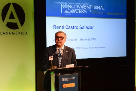 EN EL ACTO DE INAUGURACIÓN DEL SIMPOSIO INTERNACIONAL SOBRE EL USO DE AGUAS NO CONVENCIONALES PARA LOGRAR LA SEGURIDAD ALIMENTARIA 