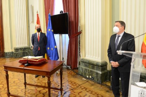El ministro Luis Planas ha presidido hoy el acto de toma de posesión