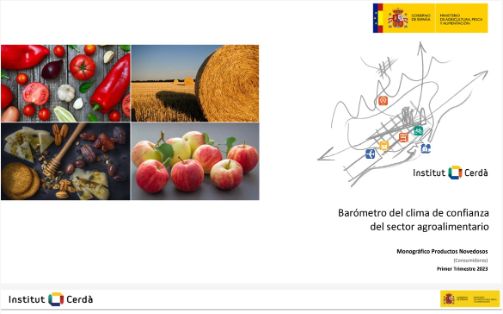 Datos del barómetro del clima de confianza en el sector agroalimentario 