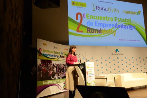 HOY EN LA INAUGURACIÓN DEL 2º ENCUENTRO ESTATAL DE EMPRENDEDOR@S RURALTIVITY EN MADRID 