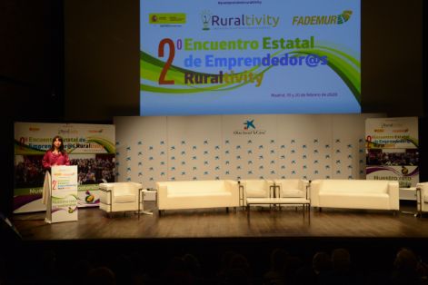 HOY EN LA INAUGURACIÓN DEL 2º ENCUENTRO ESTATAL DE EMPRENDEDOR@S RURALTIVITY EN MADRID 