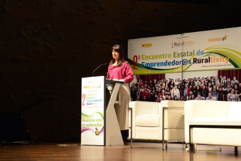 HOY EN LA INAUGURACIÓN DEL 2º ENCUENTRO ESTATAL DE EMPRENDEDOR@S RURALTIVITY EN MADRID 