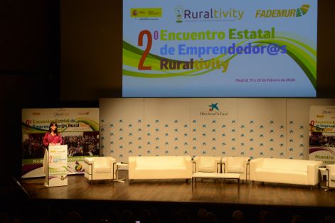 HOY EN LA INAUGURACIÓN DEL 2º ENCUENTRO ESTATAL DE EMPRENDEDOR@S RURALTIVITY EN MADRID 