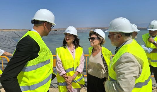 Acto de entrega de las nuevas infraestructuras, en Huesca