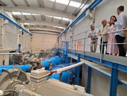 Acto de entrega de las nuevas infraestructuras, en Huesca