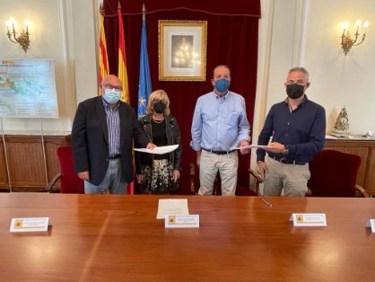 MEDIANTE CUATRO CONVENIOS FIRMADOS HOY