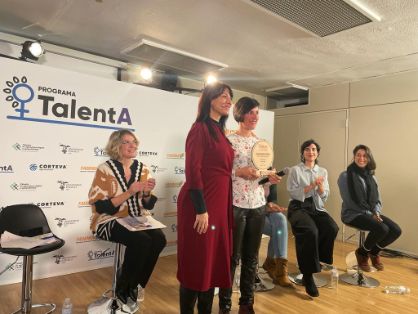 Hoy, en la entrega de los premios TalentA 