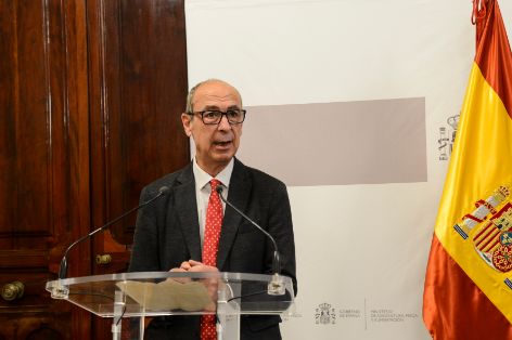 Hoy, en la sede del Ministerio  