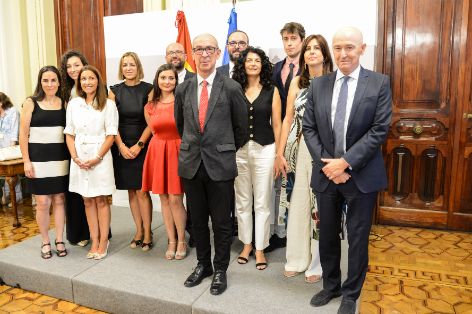 Hoy, en la sede del Ministerio  