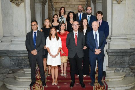 Hoy, en la sede del Ministerio  