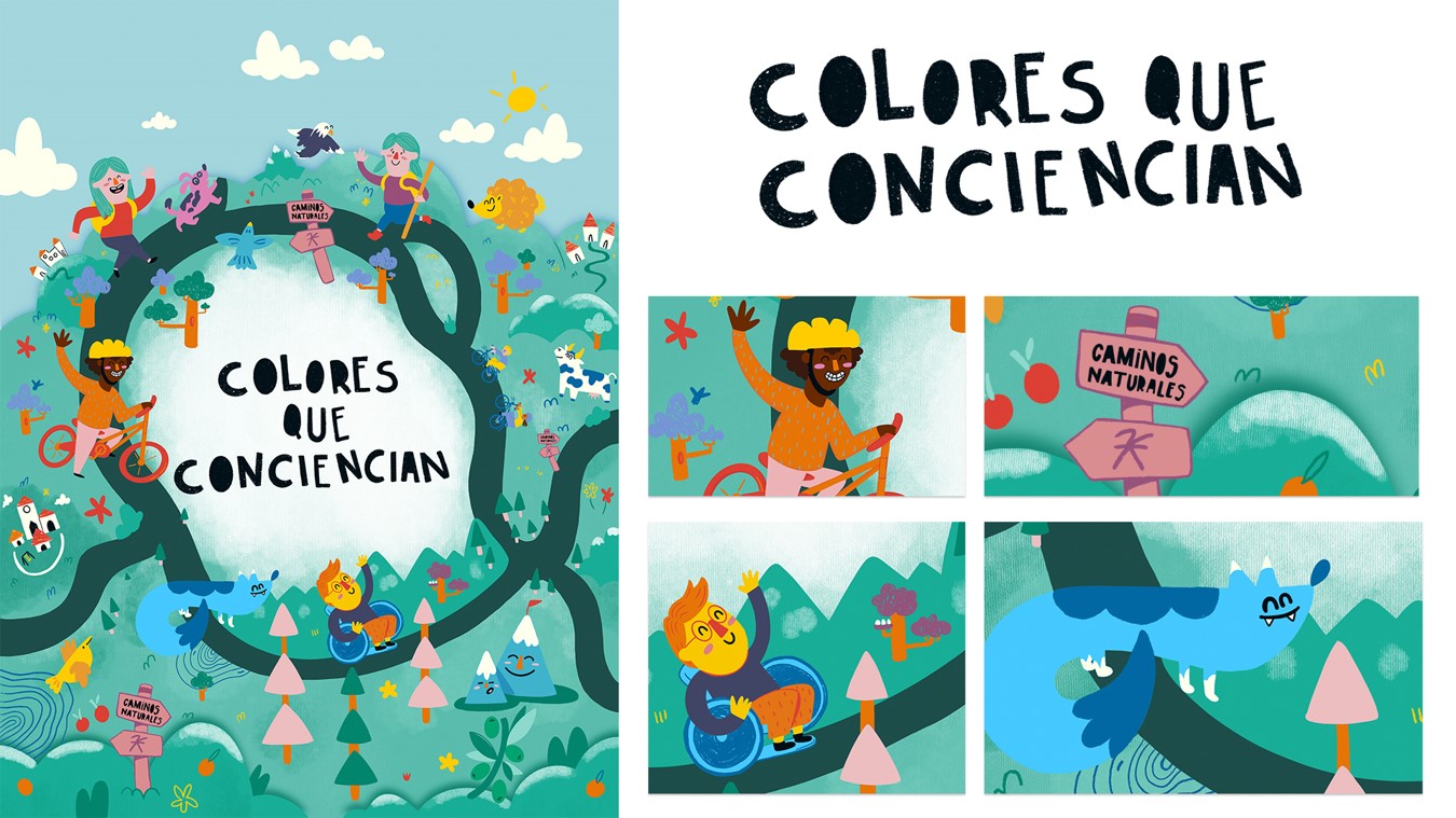 "Colores que conciencian". Todos los colegios públicos del país están llamados a participar en esta iniciativa