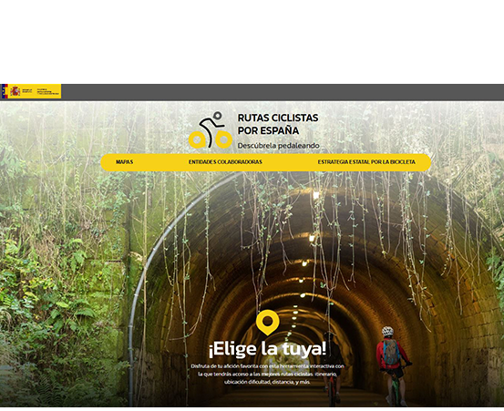 Página rutas ciclistas de España