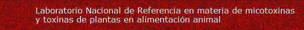 Logo LNR materia de micotoxinas y toxinas de plantas en alimentación animal