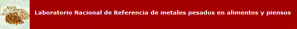 Logo LNR para metales pesados en alimentos y piensos