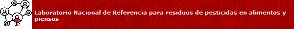 Logo LNR para residuos de pesticidas en alimentos y piensos