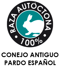 Logotipo Raza Autóctona Conejo Antiguo Pardo Español